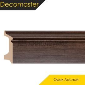Плинтус - D122 / DECOMASTER -  Плинтус DECOMASTER D122 - ОРЕХ ЛЕСНОЙ 74 / ПВХ