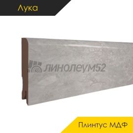 Плинтус - CLASSIC 80 / Лука - Luka Плинтус ЛУКА - Торос БЬЯНКО / МДФ