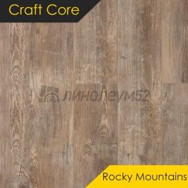 КРАФТ КОР  - СКАЛИСТЫЕ ГОРЫ / ROCKY MOUNTAINS / 1220*182*4.5 - Kastamonu (Кастамону) Кварцвинил - СКАЛИСТЫЕ ГОРЫ / ДУБ ЧИРОКИ 010