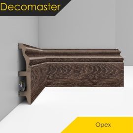 Плинтус - D232 / DECOMASTER -  Плинтус DECOMASTER D232 - ОРЕХ 81 / ПВХ