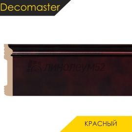 Плинтус - D005 / DECOMASTER -  Плинтус DECOMASTER D005 - КРАСНЫЙ 62 / ПВХ