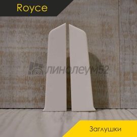 Фурнитура для плинтусов - АКСЕССУАРЫ - Winart Заглушки под плинтус (пара) -ROYCE  QUADRO 80 / ФУРНИТУРА