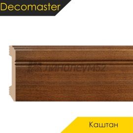 Плинтус - D105 / DECOMASTER -  Плинтус DECOMASTER D105 - КАШТАН 75 / ПВХ