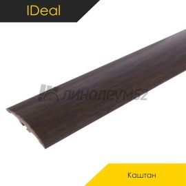 Пороги ПВХ IDeal - МЕЖКОМНАТНЫЕ ПОРОГИ - iDeal Напольный порог - ИДЕАЛ ИЗИ / КАШТАН КЛАССИЧЕСКИЙ 351