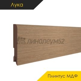 Плинтус - CLASSIC 80 / Лука - Luka Плинтус ЛУКА - Дуб НЕБРАСКА / МДФ