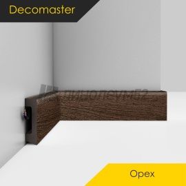 Плинтус - D234 / DECOMASTER -  Плинтус DECOMASTER D234 - ОРЕХ 81 / ПВХ