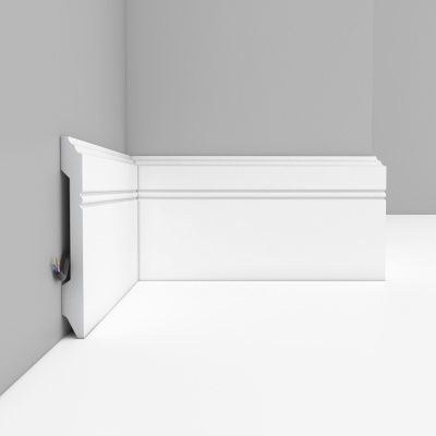 ПВХ - плинтус Напольный плинтус - АКСЕССУАРЫ Плинтус - D105 / DECOMASTER