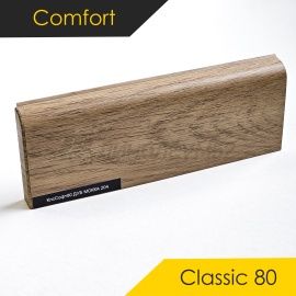 Плинтус - CLASSIC 80 / Comfort - Comfort Плинтус COMFORT CLASSIC 80 - МОККА 204 / ПВХ