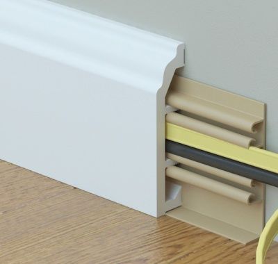 ПВХ - плинтус Напольный плинтус - АКСЕССУАРЫ Плинтус - DURABLE SMART / Grace