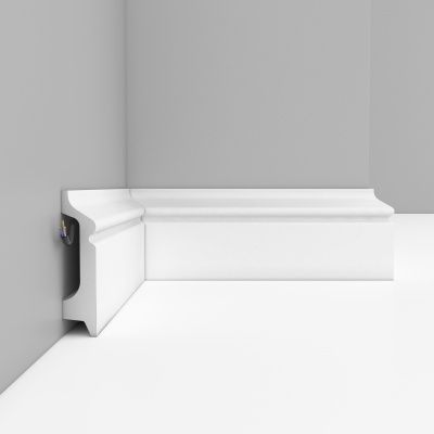 ПВХ - плинтус Напольный плинтус - АКСЕССУАРЫ Плинтус - D122 / DECOMASTER