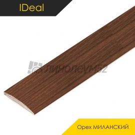 Пороги ПВХ IDeal - МЕЖКОМНАТНЫЕ ПОРОГИ - iDeal Напольный порог - ИДЕАЛ ИЗИ / ОРЕХ МИЛАНСКИЙ 292