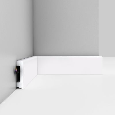 ПВХ - плинтус Напольный плинтус - АКСЕССУАРЫ Плинтус - D234 / DECOMASTER