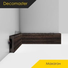 Плинтус - D234 / DECOMASTER -  Плинтус DECOMASTER D234 - МАХАГОН 438 / ПВХ