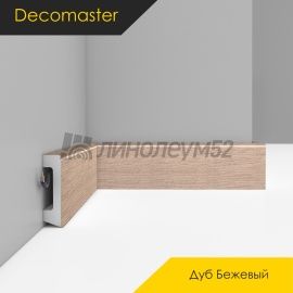 Плинтус - D234 / DECOMASTER -  Плинтус DECOMASTER D234 - ДУБ БЕЖЕВЫЙ 83 / ПВХ