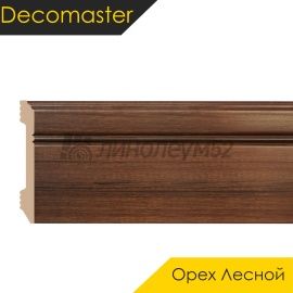 Плинтус - D105 / DECOMASTER -  Плинтус DECOMASTER D105 - ОРЕХ ЛЕСНОЙ 74 / ПВХ