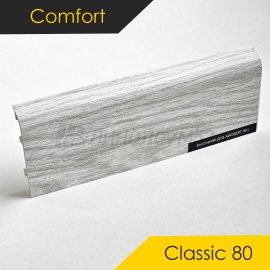 Плинтус - CLASSIC 80 / Comfort - Comfort Плинтус COMFORT CLASSIC 80 - АЙСБЕРГ 081 / ПВХ