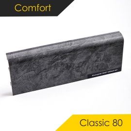 Плинтус - CLASSIC 80 / Comfort - Comfort Плинтус COMFORT CLASSIC 80 - ЛОФТ СЕРЫЙ 437 / ПВХ