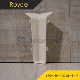 Фурнитура для плинтусов - АКСЕССУАРЫ - Winart Угол внутренний под плинтус - ROYCE QUADRO 80 / ФУРНИТУРА