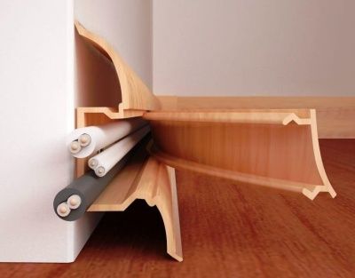 ПВХ - плинтус Напольный плинтус - АКСЕССУАРЫ Плинтус - ROYCE 55 / Royce