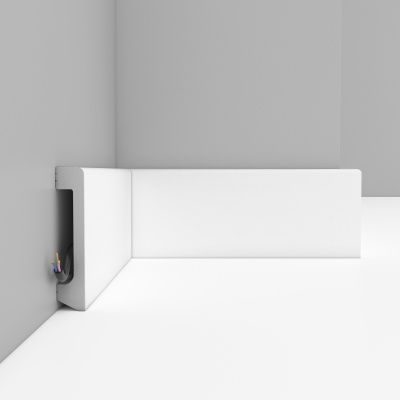 ПВХ - плинтус Напольный плинтус - АКСЕССУАРЫ Плинтус - D235 / DECOMASTER