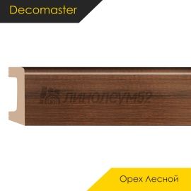 Плинтус - D234 / DECOMASTER -  Плинтус DECOMASTER D234 - ОРЕХ ЛЕСНОЙ 74 / ПВХ