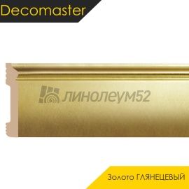 Плинтус - D005 / DECOMASTER -  Плинтус DECOMASTER D005 - ЗОЛОТО ГЛЯНЦЕВЫЙ 374 / ПВХ