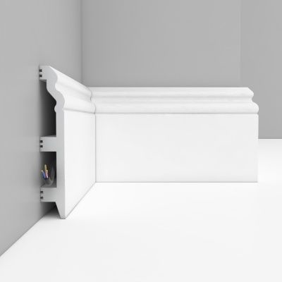 ПВХ - плинтус Напольный плинтус - АКСЕССУАРЫ Плинтус - D233 / DECOMASTER